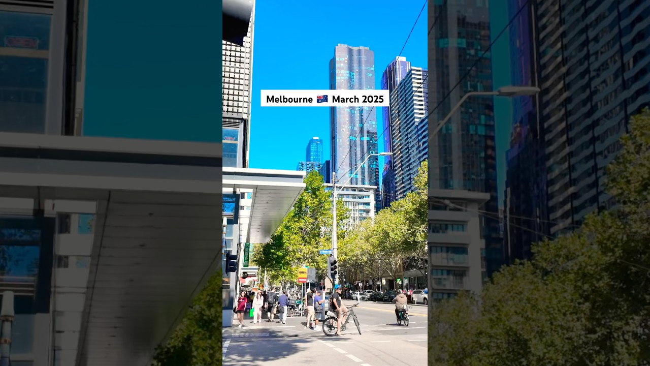 Walking in Melbourne City CBD Australia, Elizabeth Street #walkthrough #beautifulcity