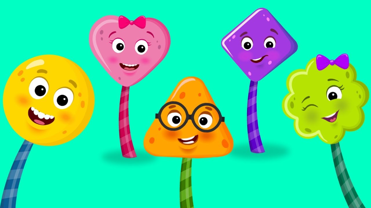 Five Little Lollipop | Video For Kids & Babies | Educational song for kids and toddlers