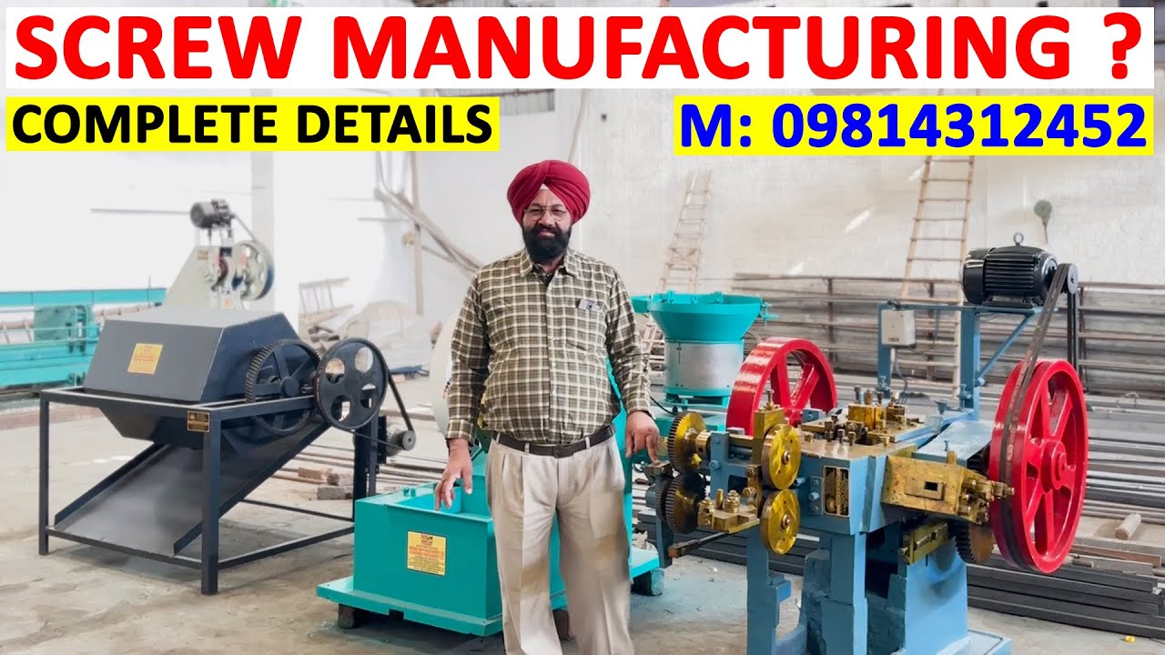 Full Automatic Screw Making Machine 😍👌 | Screw Making Machine Price | M: 9814312452 | Screw Business