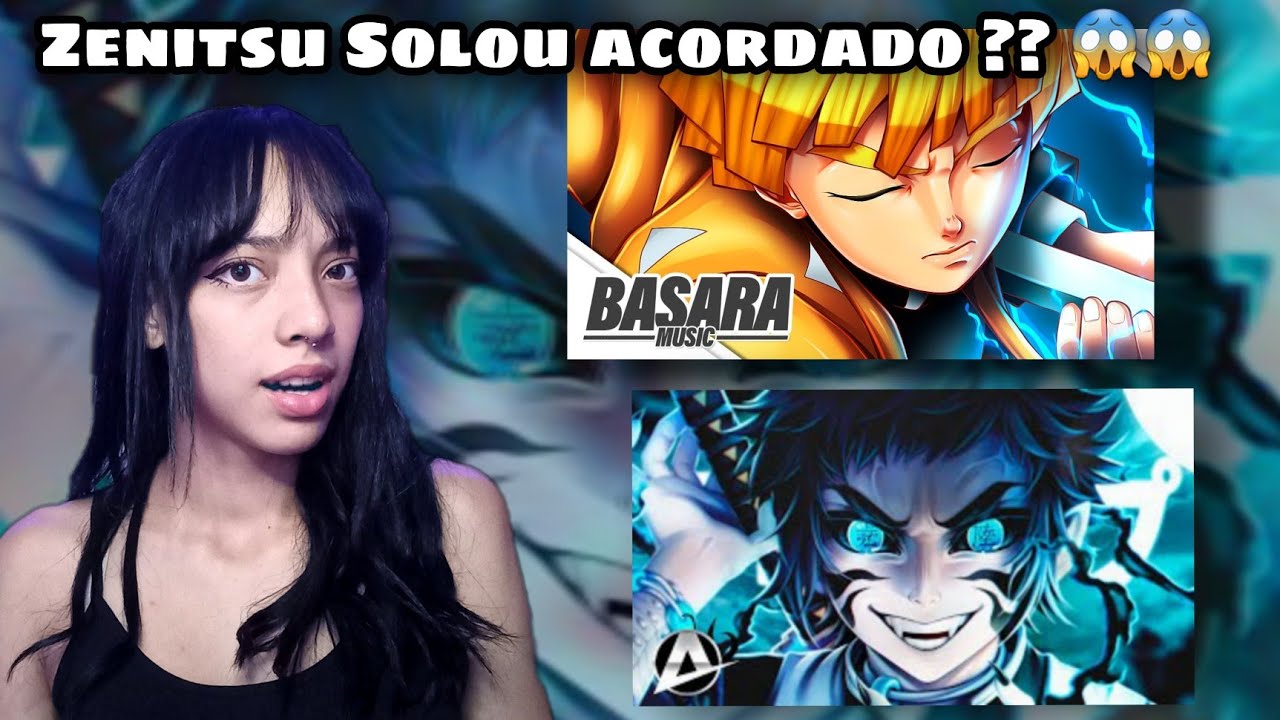 REACT 2 EM 1| Kaigaku | Raio Negro | AniRap |O Próprio Trovão | Zenitsu (Demon Slayer) | Basara