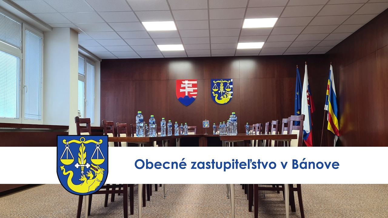 XXVIII. zasadnutie obecného zastupiteľstva v Bánove.