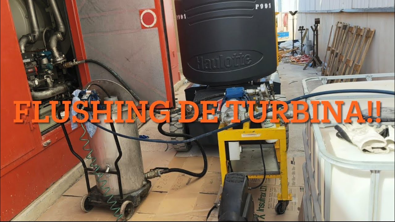 Flushing de turbina!!! @Limpiezastecnicasindustriales