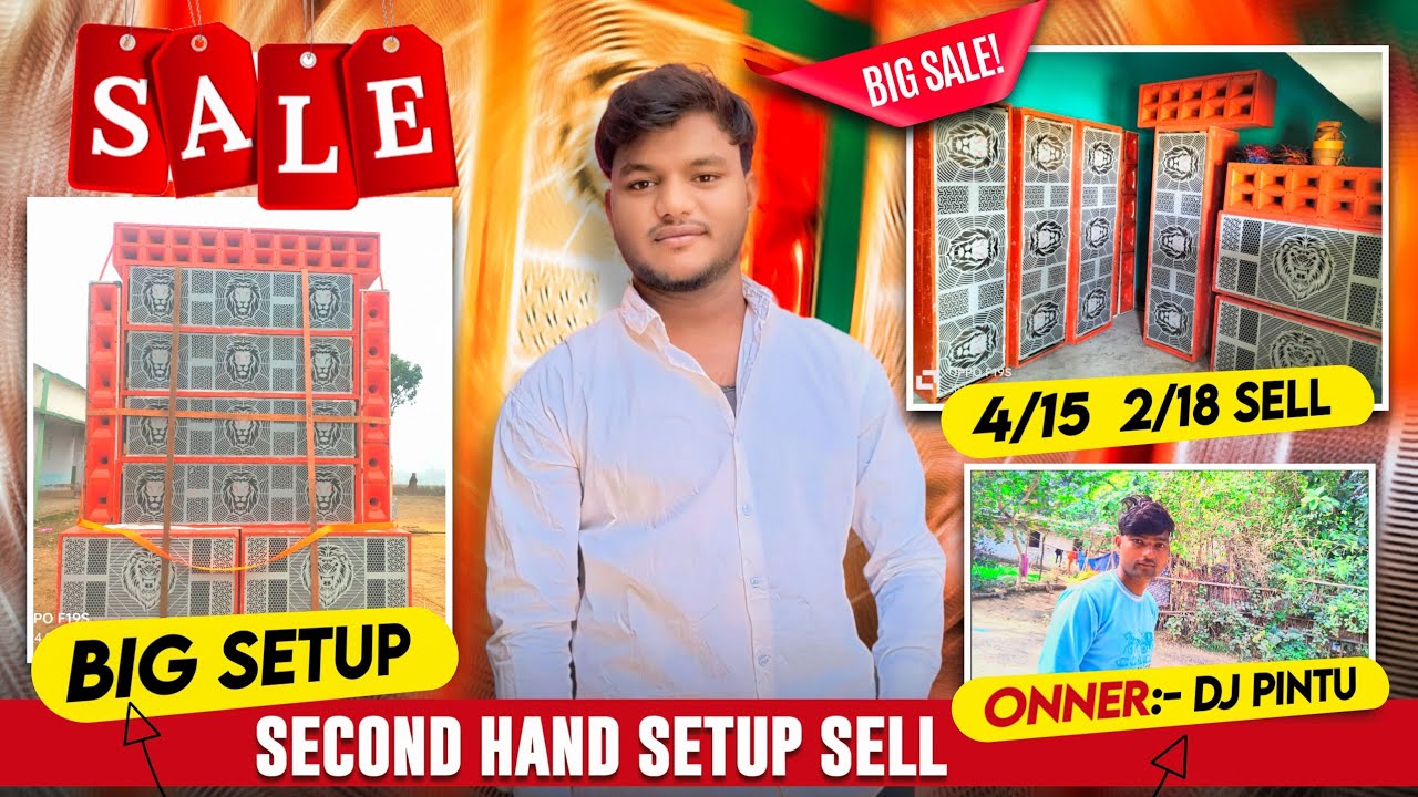 BIG SETUP 😱 SECOND HAND SETUP SELL 😲 4/15 4 Pic 2/18 2 Pic SELL SETUP