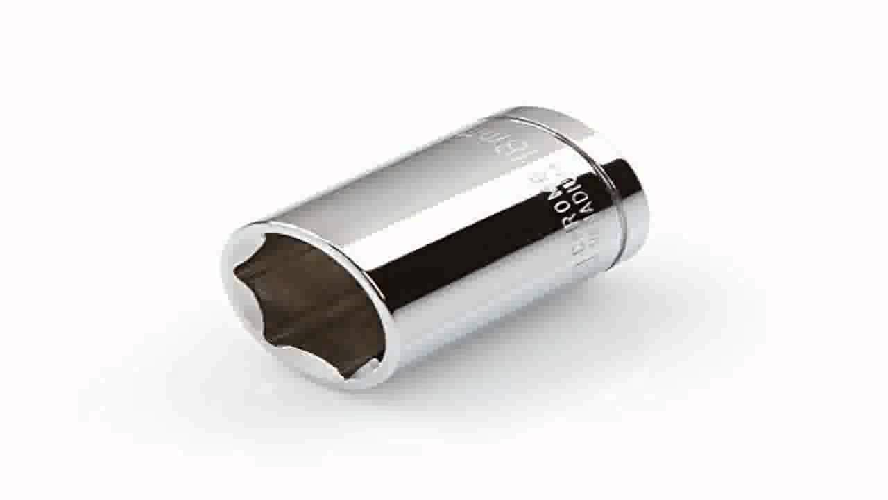 TEKTON 14293 12 Inch Drive by 18mm Shallow Socket Cr V 6 Point