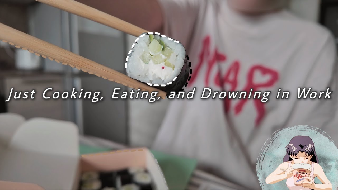 sub| Ep.38. Just Cooking, Eating, and Drowning in Work