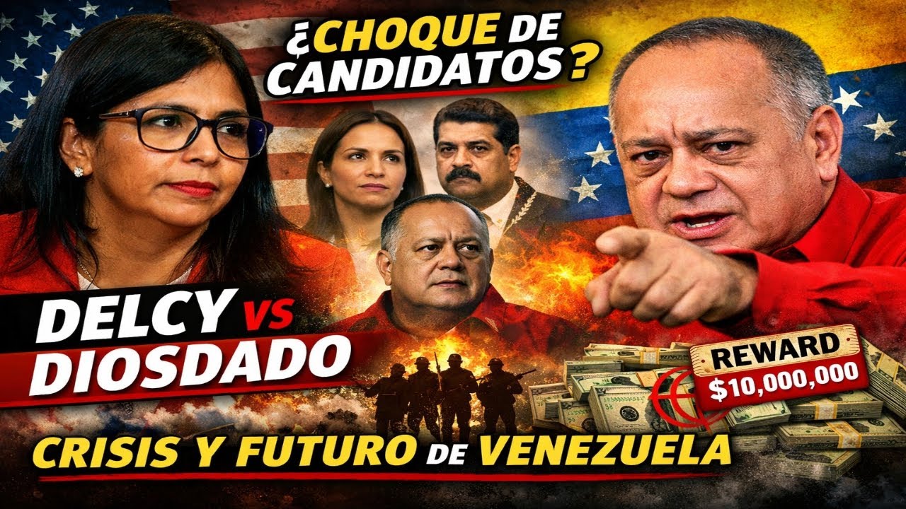 Diosdado Cabello y Delcy Rodriguez enfrentados por la presidencia de Venezuela | Luis Quiñonez