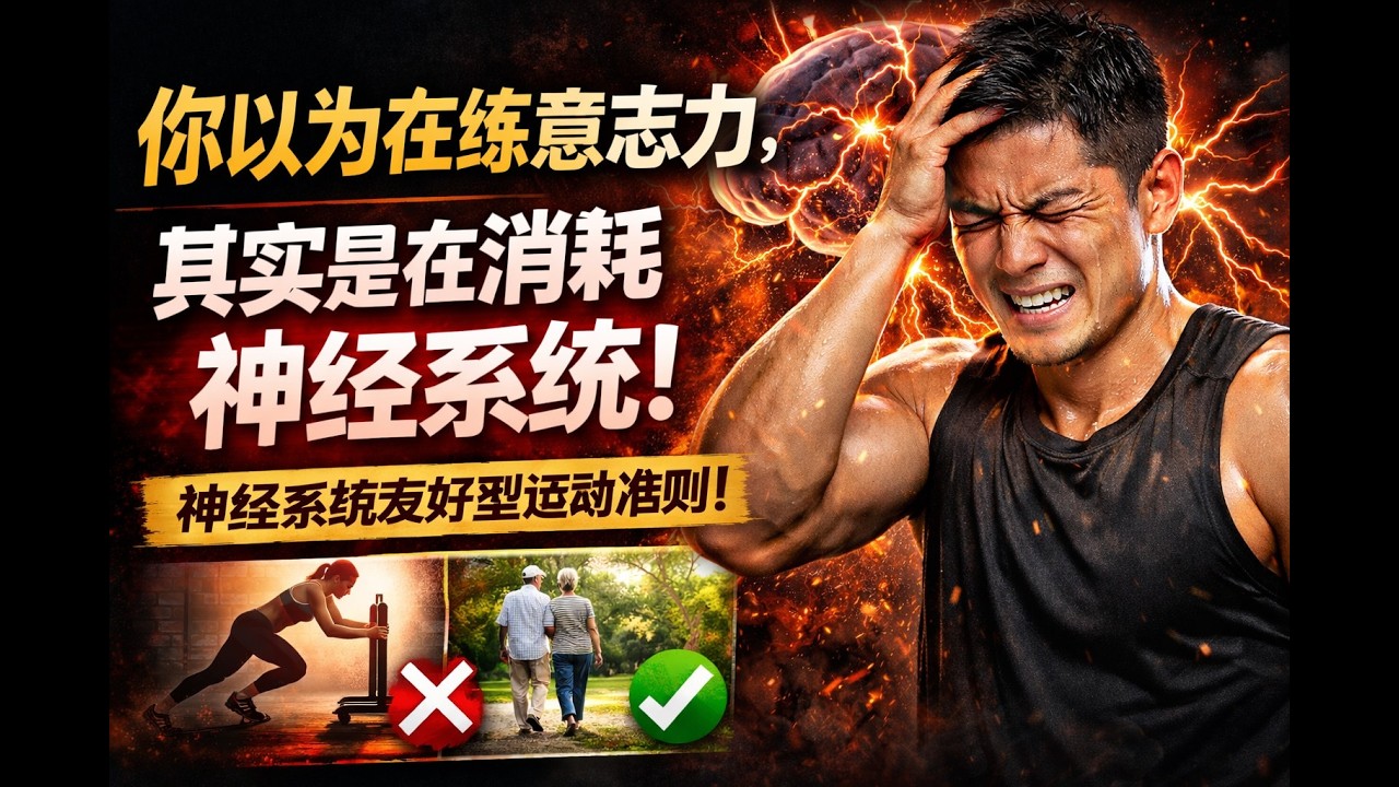 你以为在练意志力，其实是在消耗神经系统！细说神经系统友好型运动准则！Nervous-System-Friendly Training Rules！
