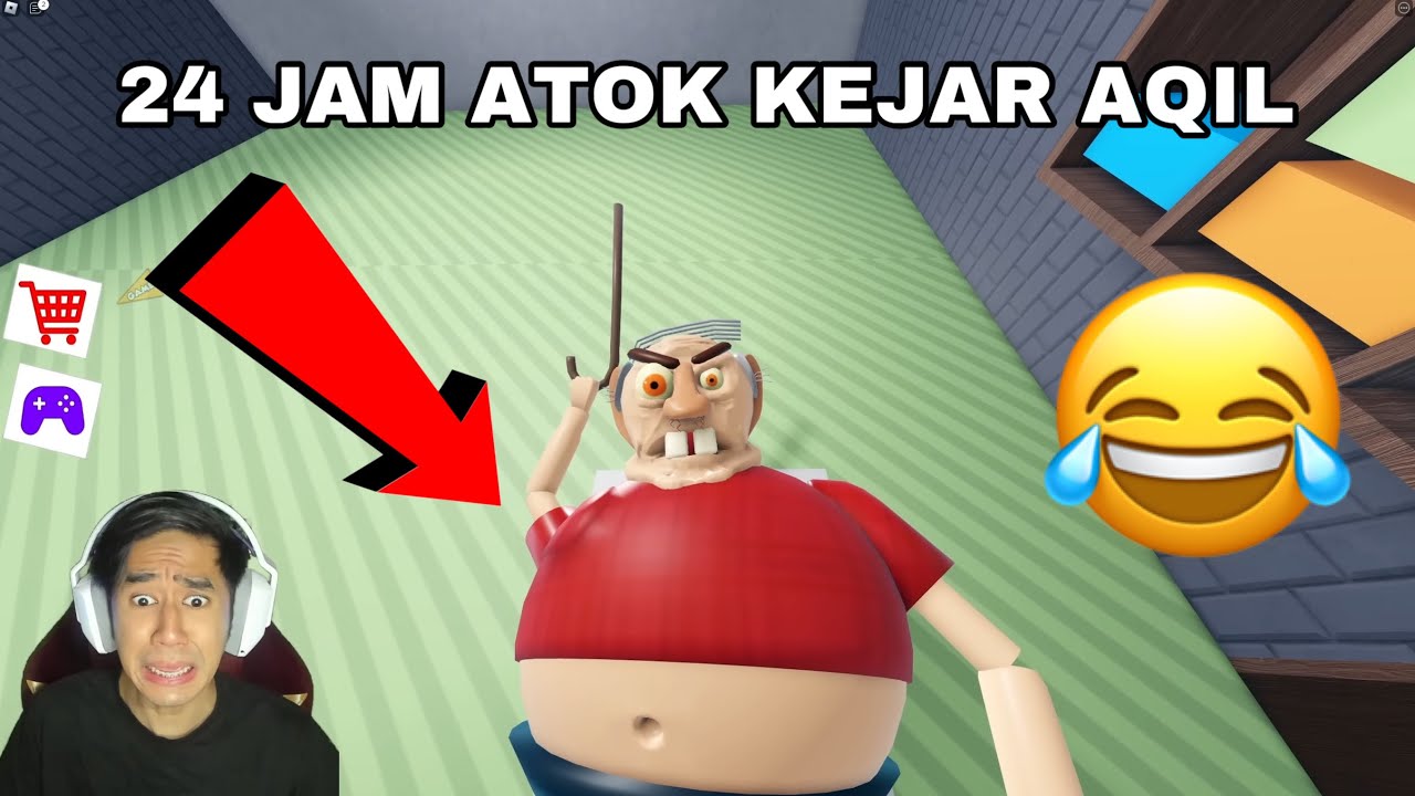 24 JAM ATOK KEJAR AQIL 😂 CUCU PALING JAHAT 😈