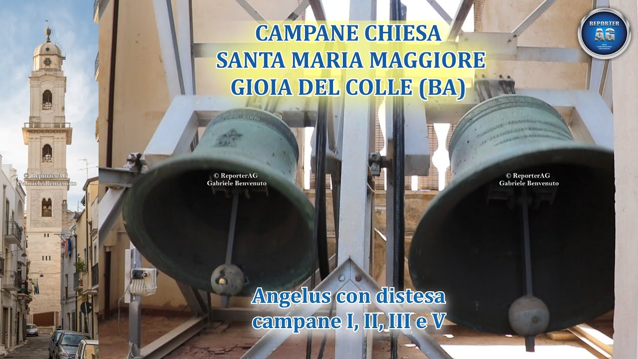 Le campane olandesi della Chiesa madre di Gioia del Colle (BA) PUGLIA - Angelus in cella campanaria