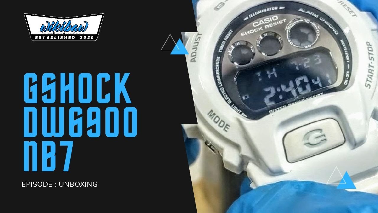 UNBOXING : GSHOCK DW-6900NB-7DR #040