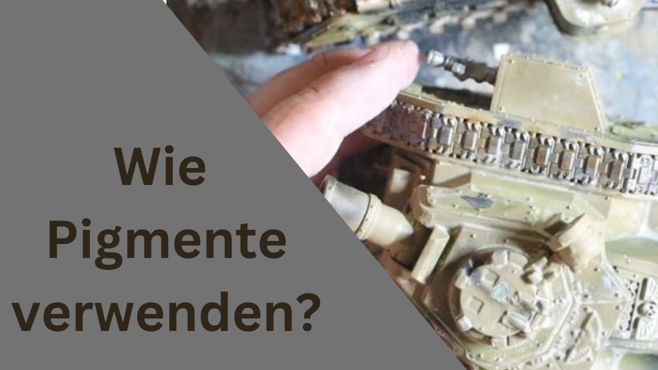 wie man Pigmente verwendet