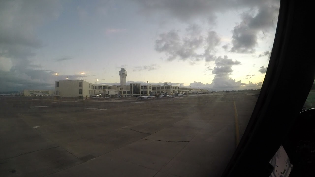 Cockpit View Take Off San Juan Puerto Rico
