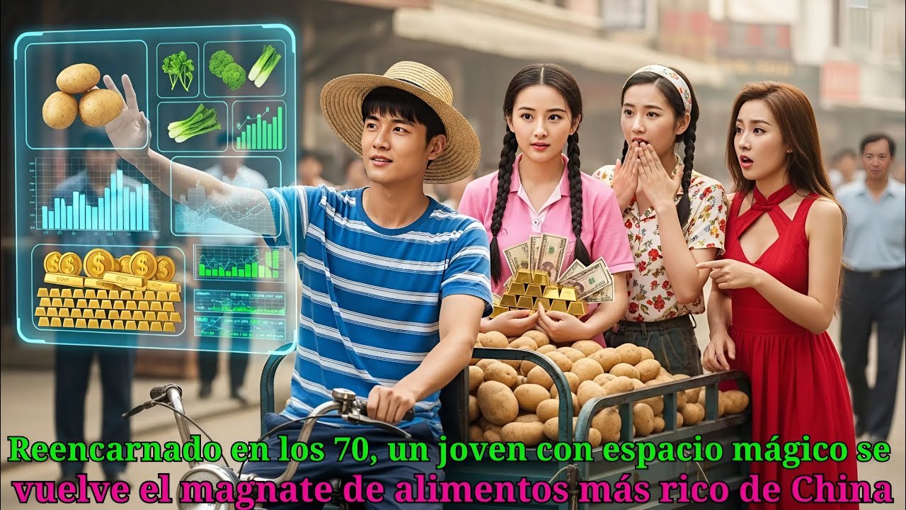 Reencarnado en los 70 un joven con espacio mágico se vuelveel magnate de alimentos más rico de China