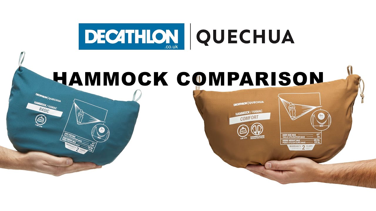 Decathlon Hammock Comparison - Quechua Basic Vs. Quechua Two Man Comfort Hammock 🏕