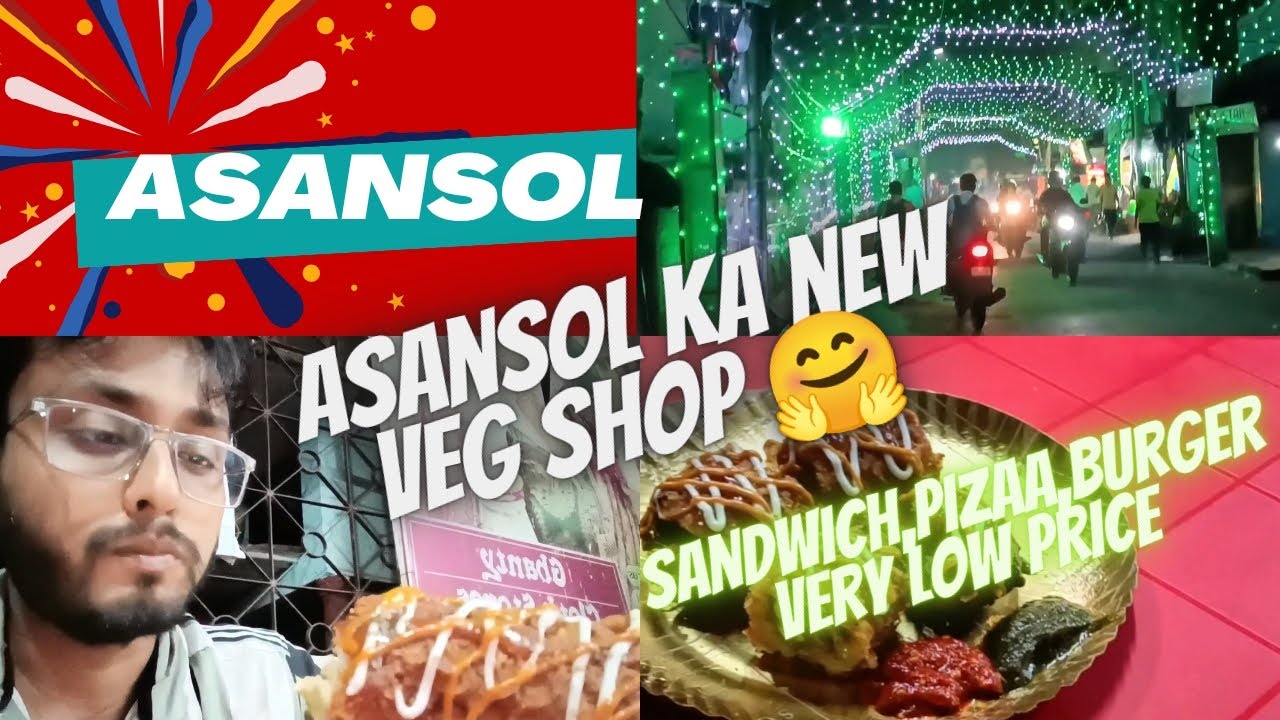 Asansol Ka New Veg Shop 🤗 | Maharaja Burger, Pizza, Sandwich 🔥| Asansol Mohishila |