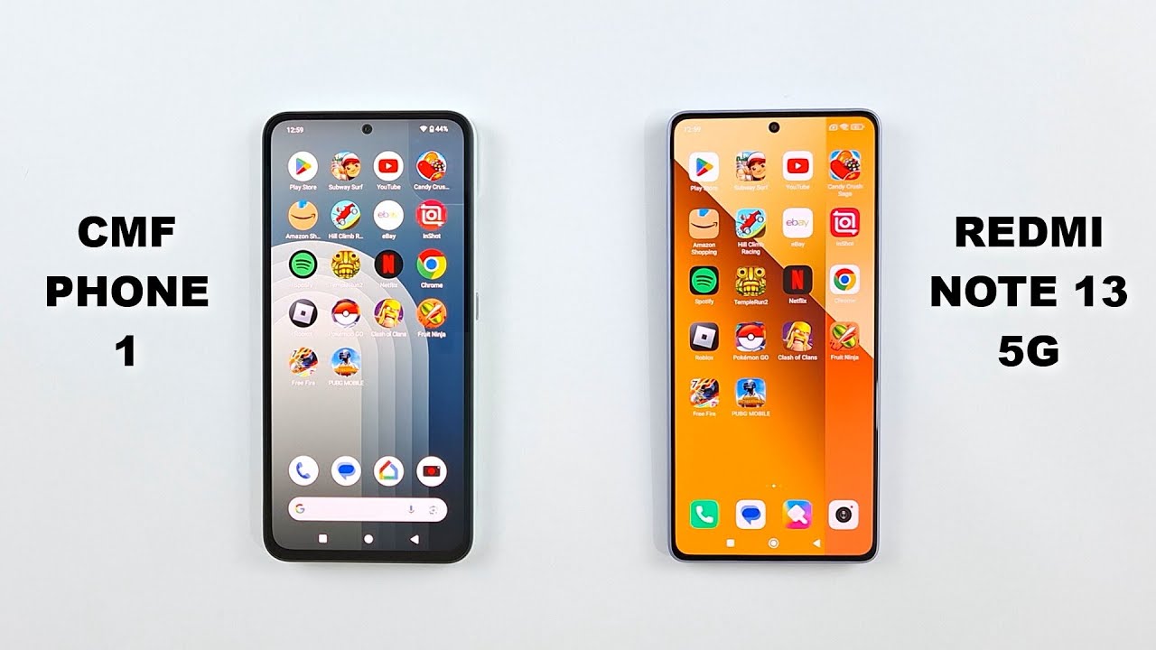 Nothing CMF Phone 1 Vs Redmi Note 13 5G Speed Test