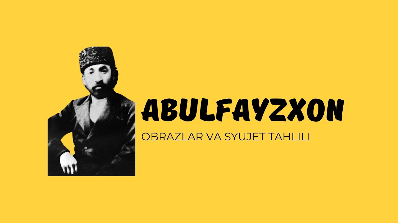 «Abulfayzxon» dramasi haqida