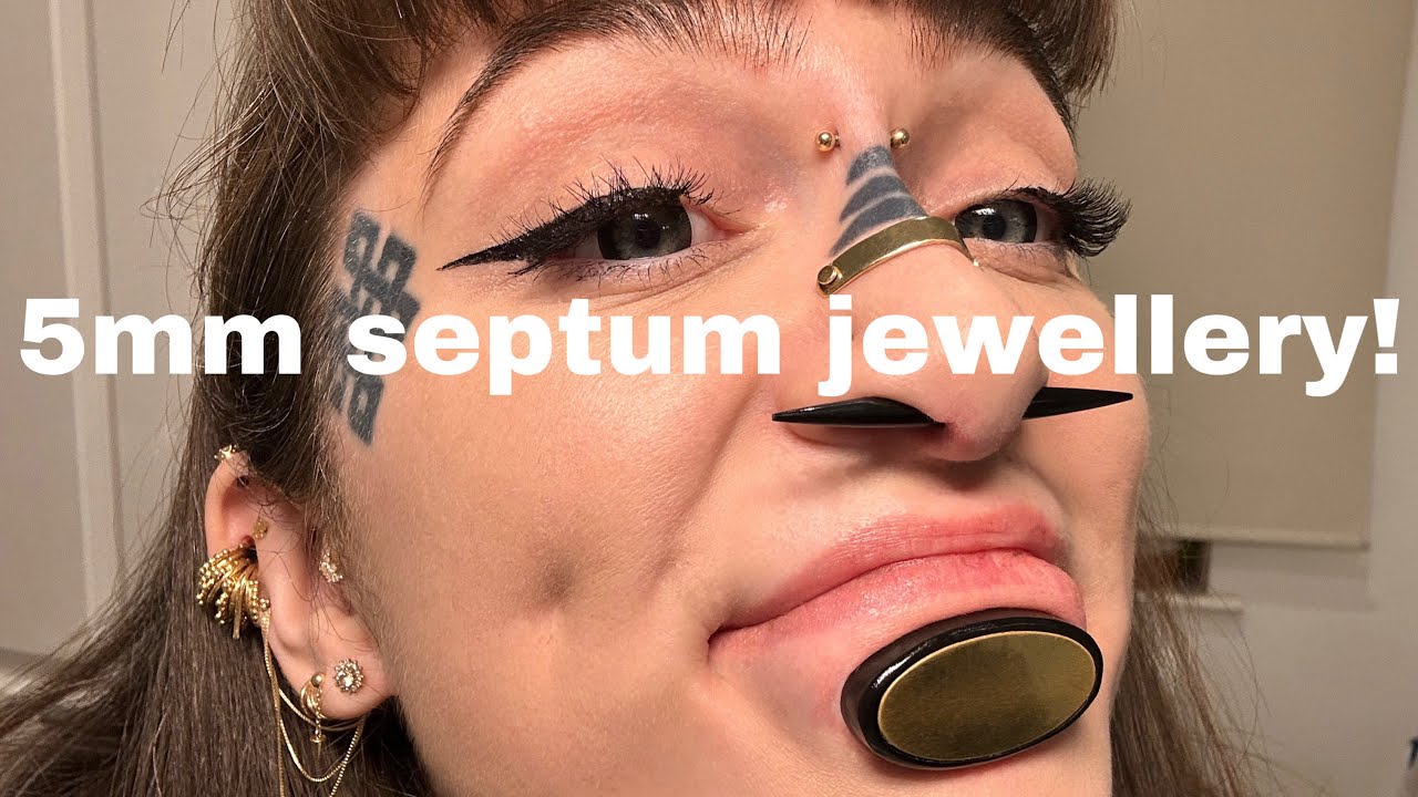 Septum Jewellery Haul: 5mm Stretched Septum Edition!