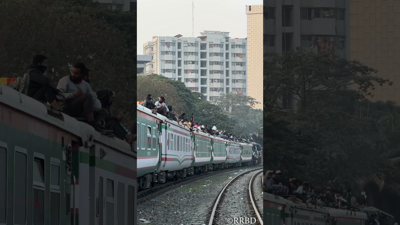 🛫Departure🚂||RRBD #train #departure #from #dhaka #airport #railway #station #bangladesh #travel