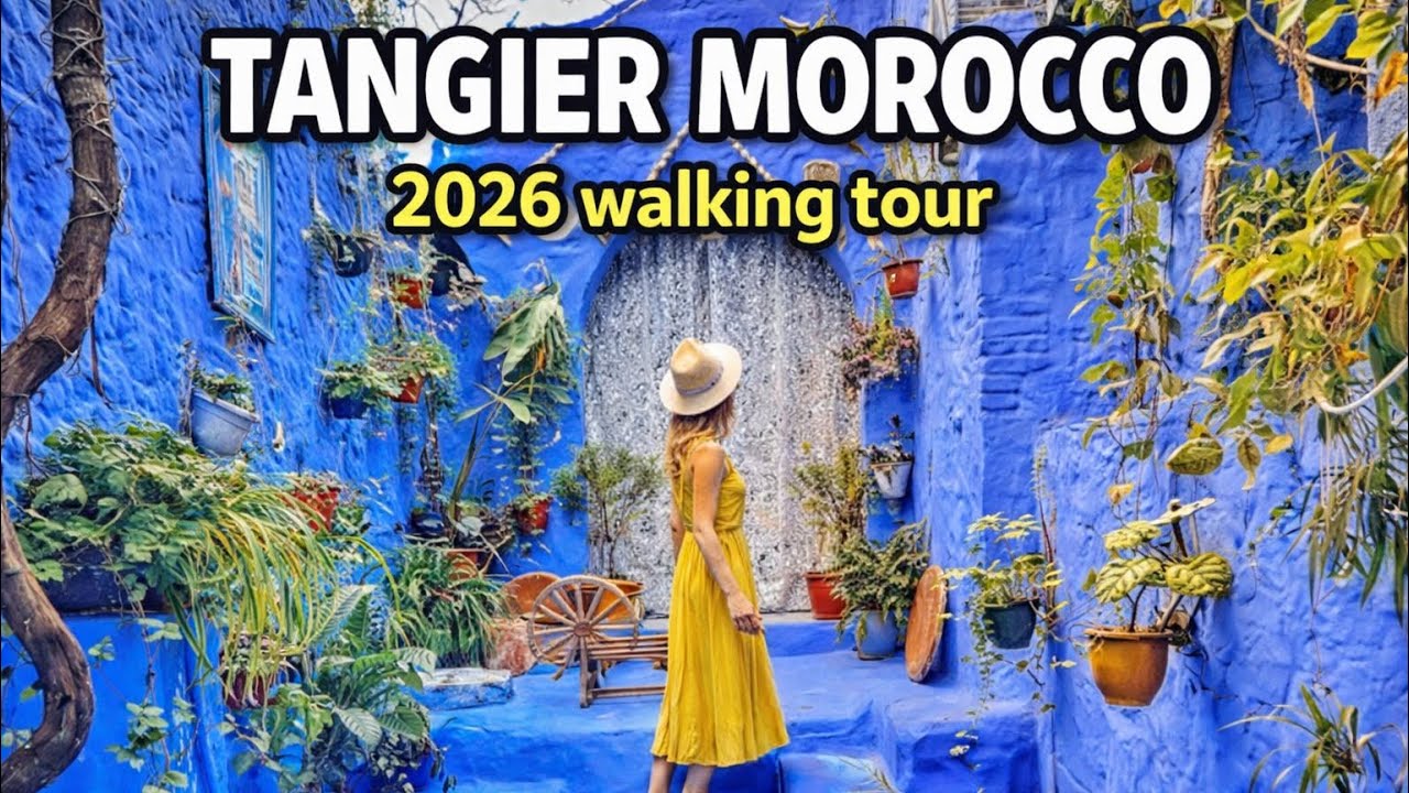 Tangier Walking Tour 🇲🇦 | Relaxing Medina Walk