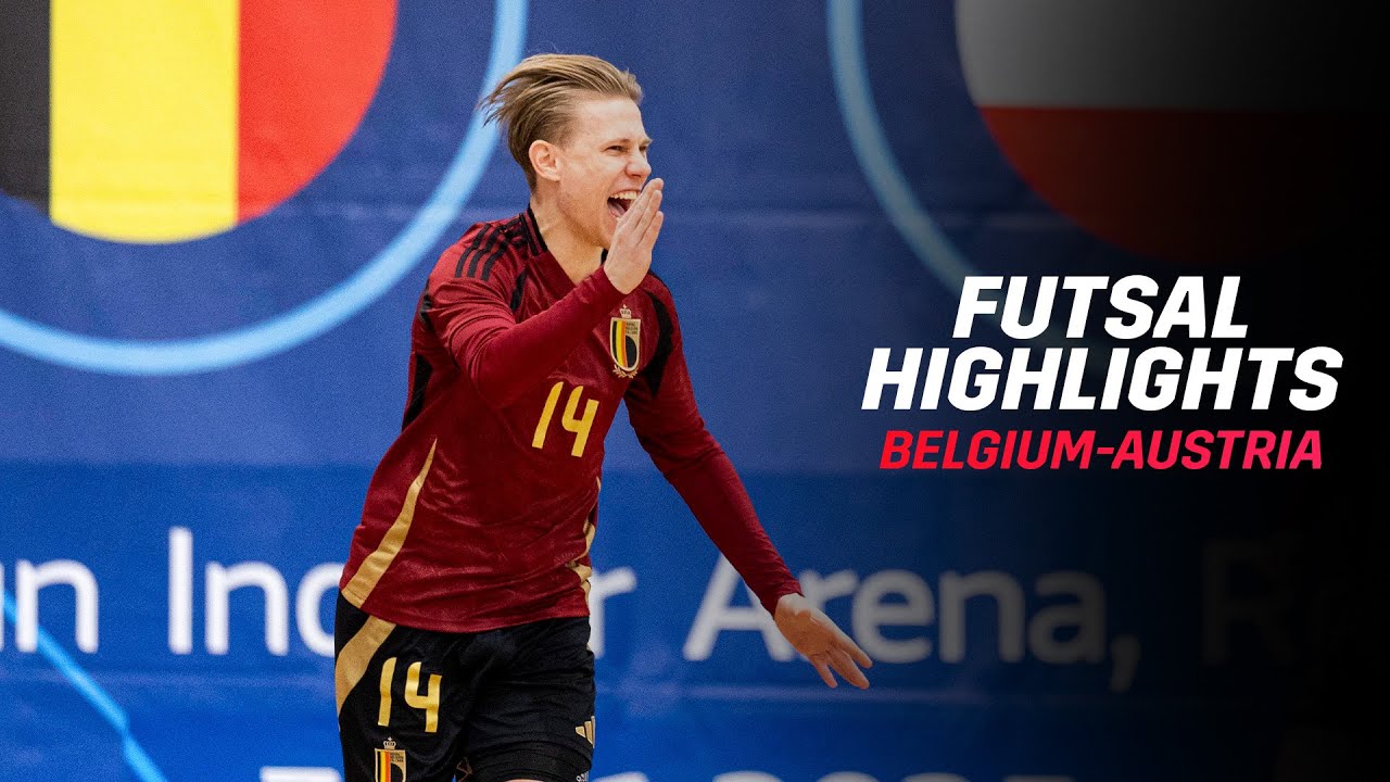 Belgium 7-2 Austria | #FUTSAL | Elite round Futsal EURO 2026 | First win of the year