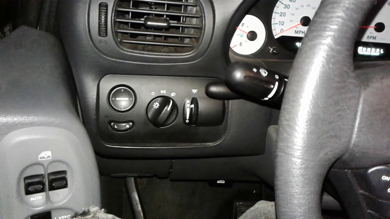 Grand Caravan, parking lamps stay on when vehicle is off.