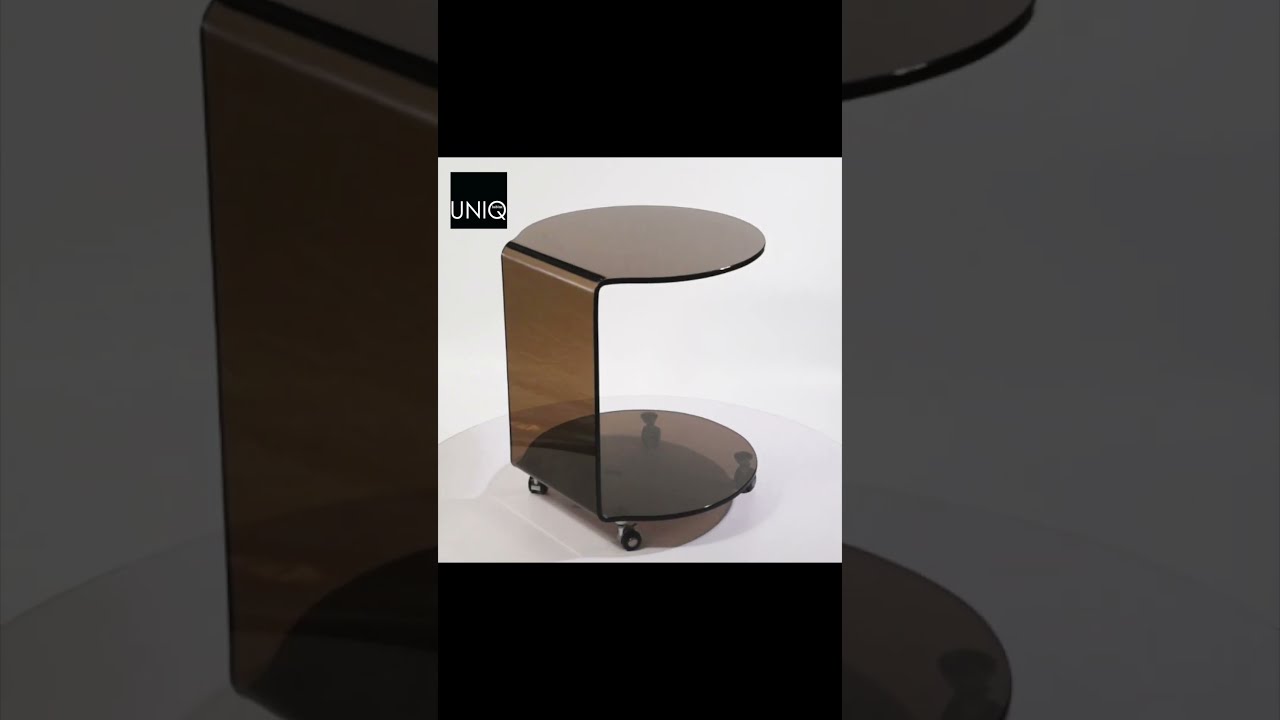 Bent Glass Side Table UN-S018