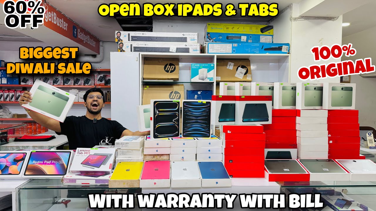 Open Box ipads & Tabs Warehouse😱| 80% OFF|  With warranty with bill| | 80% Off | Dl84vlogs