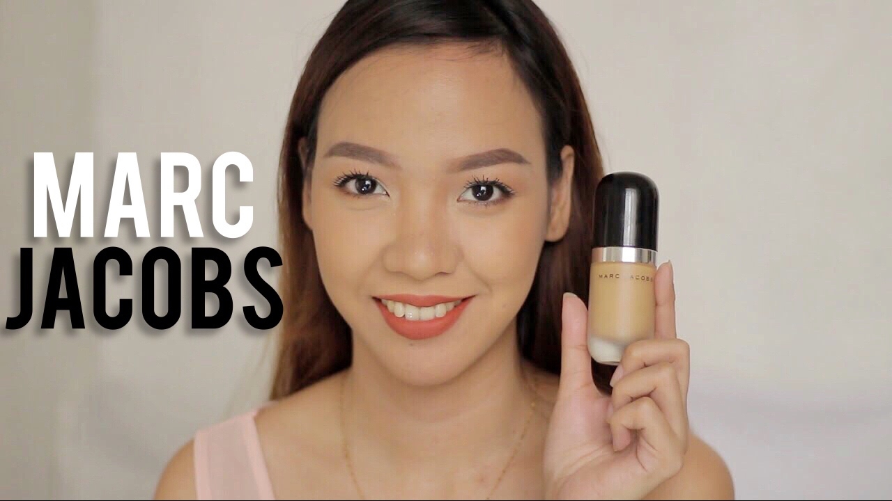 Best Foundation for OILY skin? Marc Jacobs Remarcable Foundation Review & Demo | Mauve Lovelle