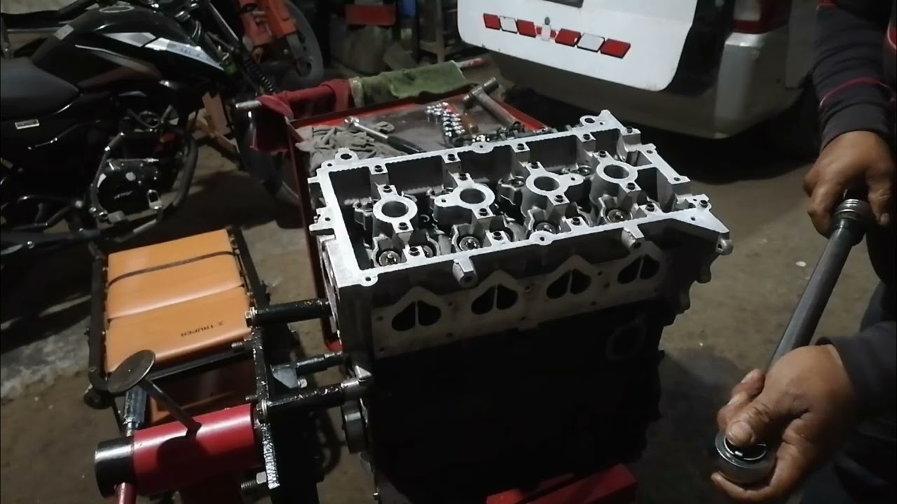 Ajuste y torque Culata y sincronizado cadena distribución Chevrolet N300 
