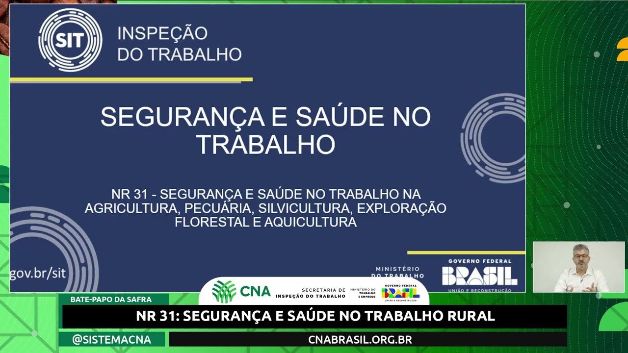 NR 31: segurança e saúde no trabalho rural - Bate-papo da Safra