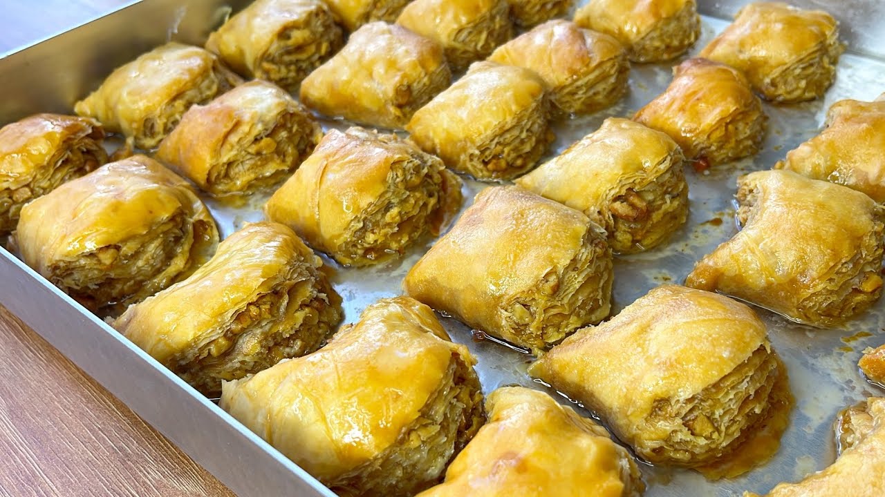 GÜNDE 20 TEPSİ SİPARİŞ ALDIĞIM BAKLAVA TARİFİM 💯 KOLAY AÇILAN HAMURUYLA ❗️ HERKES YAPABİLSİN DİYE ✋