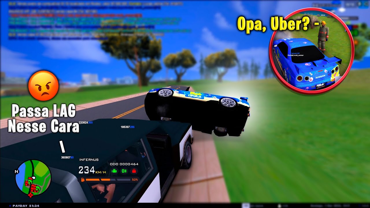 ODEIO esses POLICIAL que na FUGA passa LAG 😡😡😡
