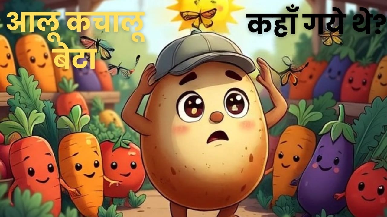 आलू कचालू बेटा कहाँ गए थे? 🥔🍆🥕 | Hindi Rhymes for Kids | Aalu Kachalu Song