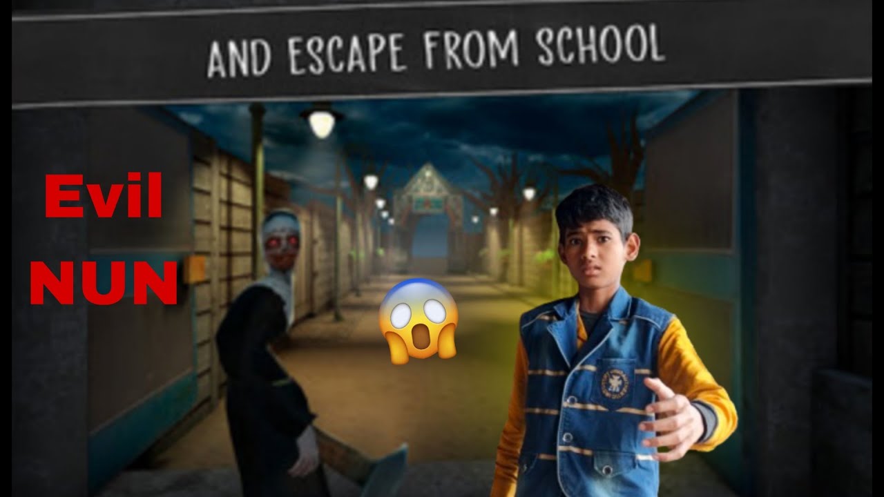 Evil nun And escaped from school😨 । 