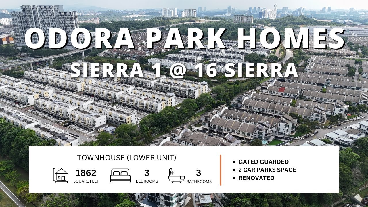 16 Sierra, Odora Parkhomes Puchong Townhouse (Malaysia Property Home Tour)