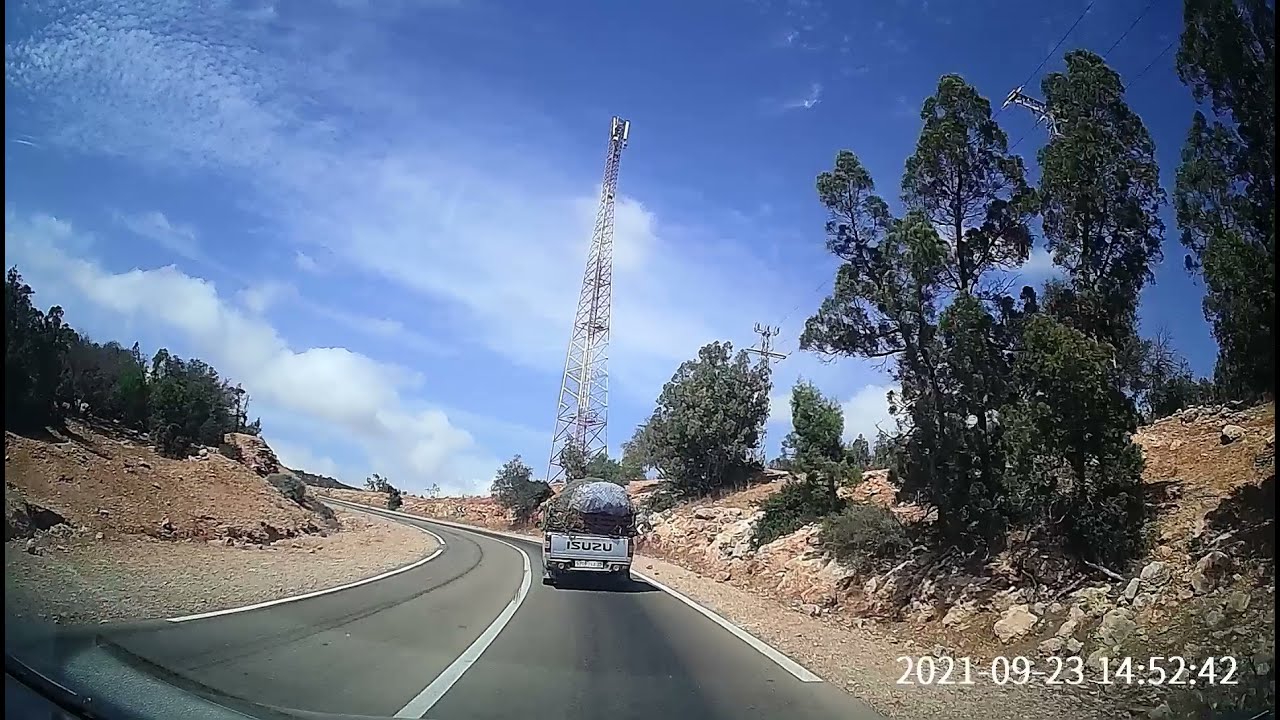 روعة الطريق من أكادير إلى الصويرة مقطع تامنار - سميمو على نغمات أمازيغية صامتة 🎶🚗Tamanar - Smimou