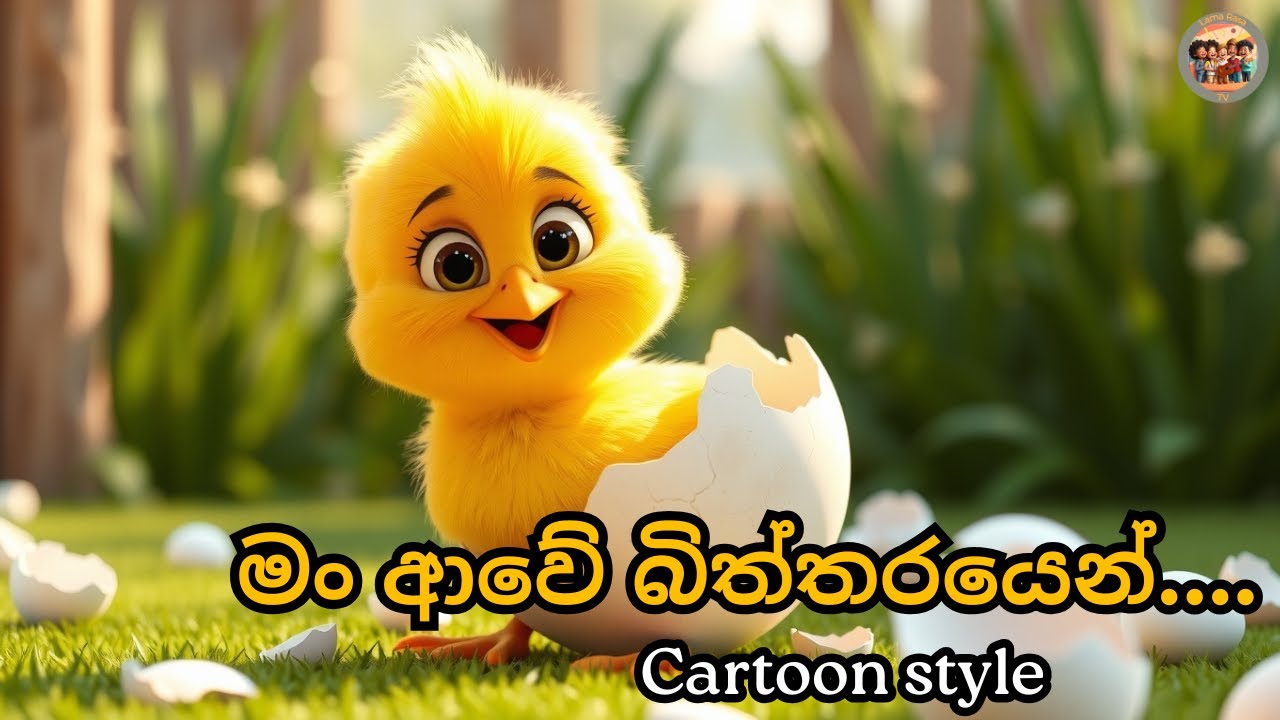 මං ආවේ බිත්තරයෙන් | Mama awe biththarayen | SInhala kids songs |  sinhala Lama gee