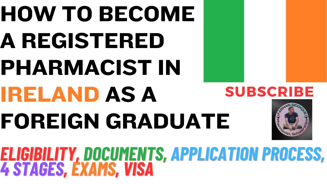 How To Become A Registered Pharmacist In Ireland As A Foreign Graduate
