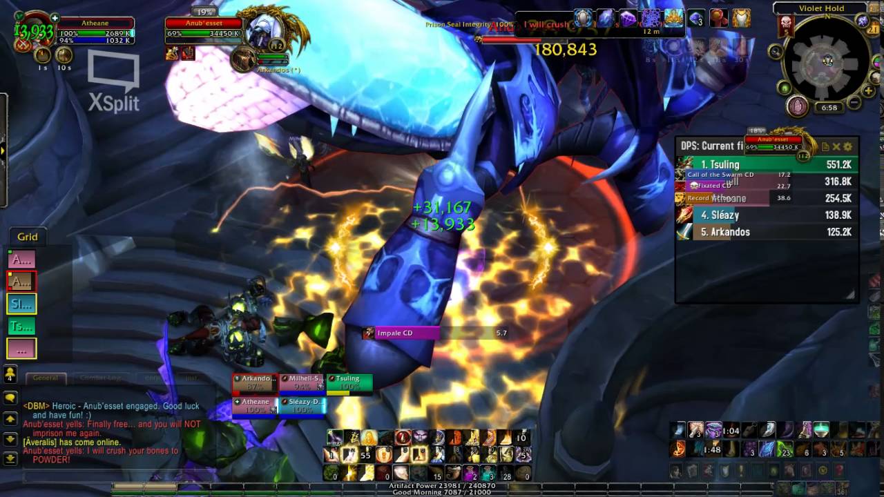 Daily Dungeon (Violet Hold) Holydin POV with PUG