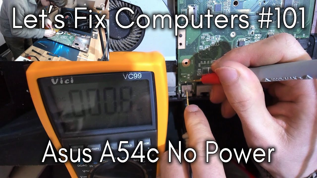 LFC#101 - Asus A54c No Power