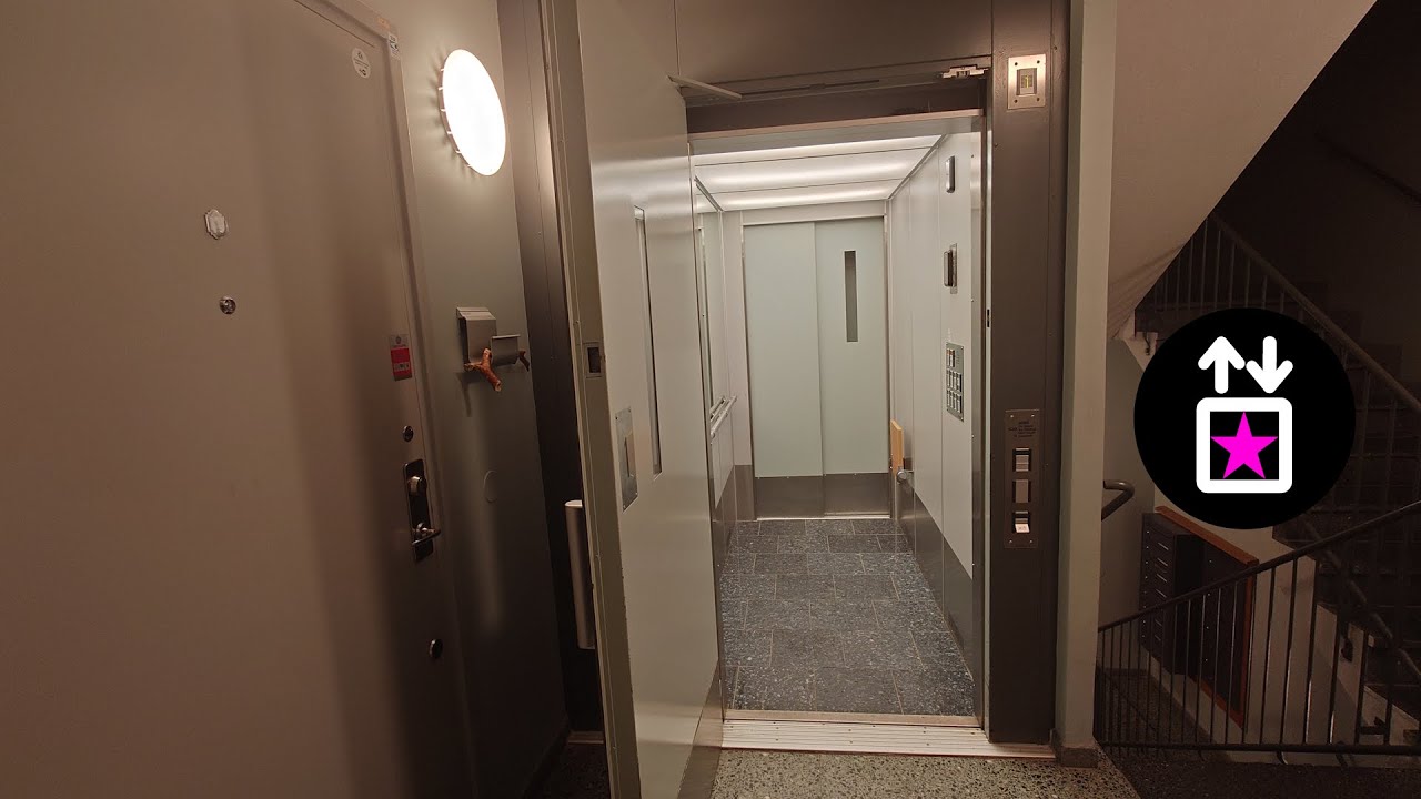 1996 Deve Schindler Hydraulic Elevator @ Björnsonsgatan 164, Stockholm, Sweden!