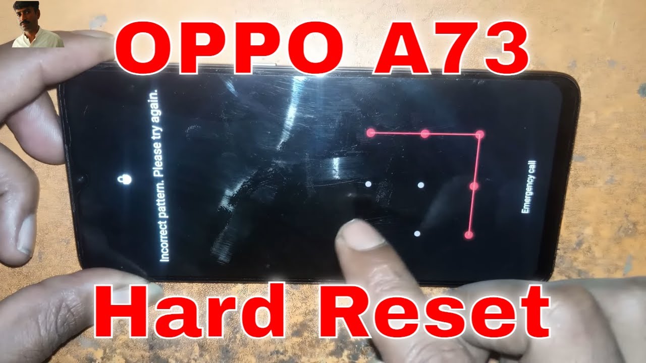 Как выполнить полный сброс настроек OPPO A73 5G с помощью PIN-кода и пароля для разблокировки без ПК