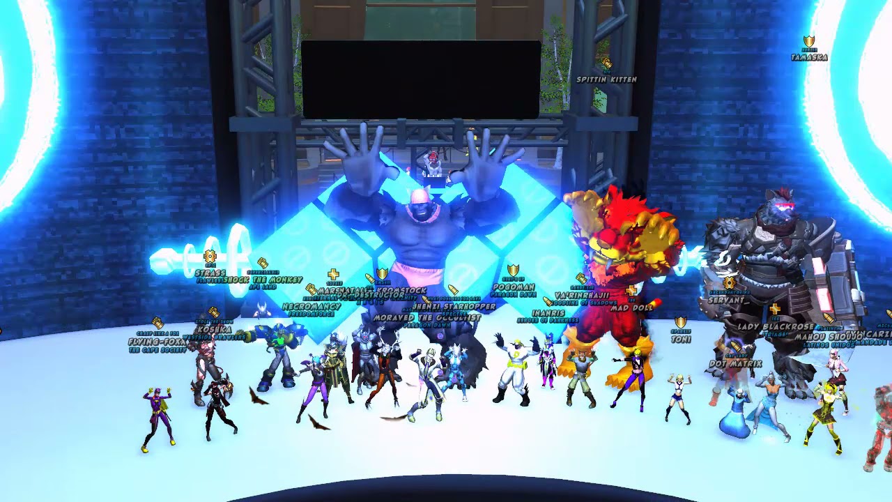 Champions Online Caramelldansen!