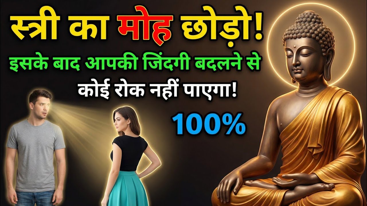 महिलाओं से मोह भंग करो | गौतम बुद्ध का जीवन बदलने वाला उपदेश | सफलता, धन और समय की कुंजी | Chanakya
