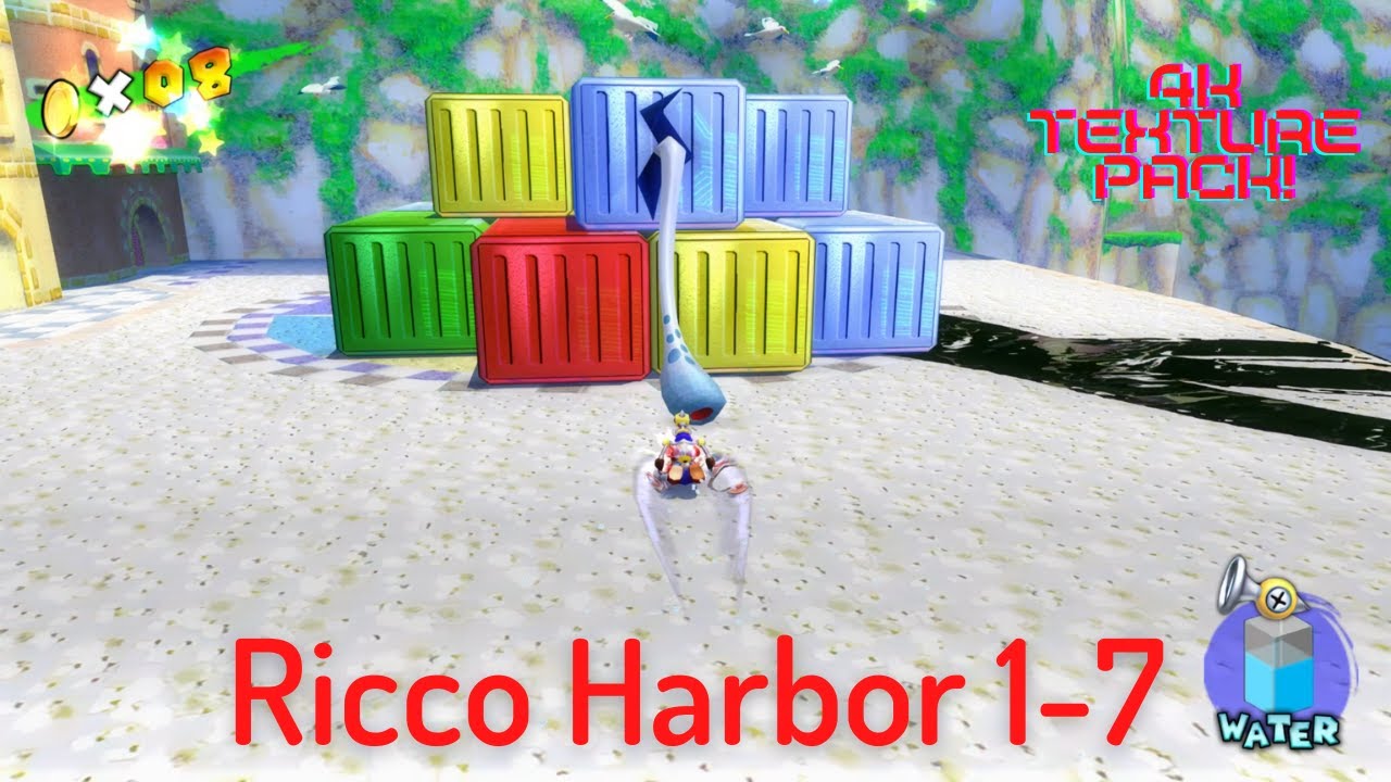 Mario Sunshine 4K: Part 3 - Ricco Harbor