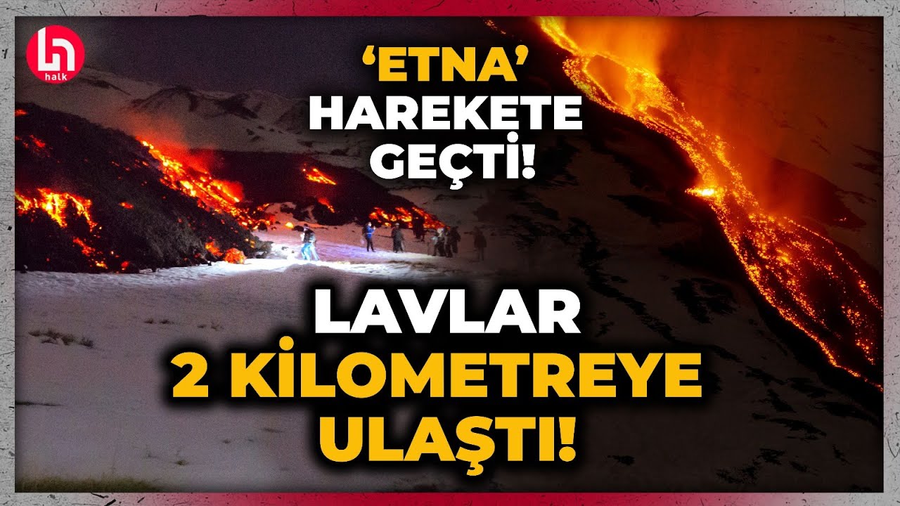 Etna Yanardağı harekete geçti: Püskürtülen küller 4,5 kilometre yüksekliğe ulaştı!