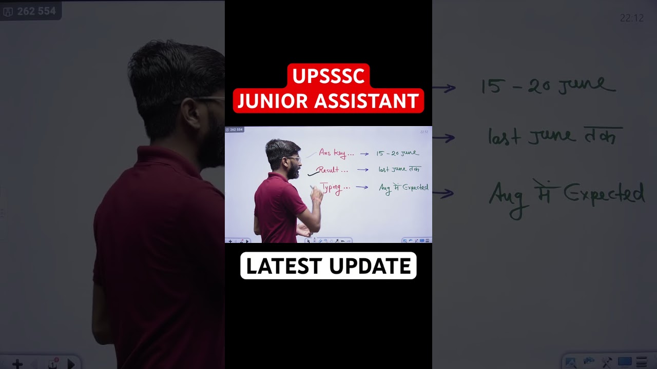 UPSSSC JUNIOR ASSISTANT 🚨#upsssc #vksir