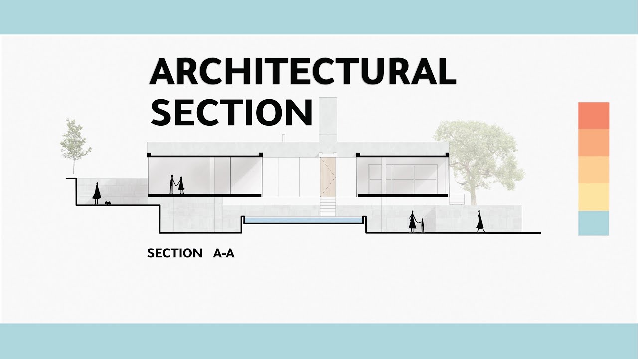 Architectural Section in Photoshop