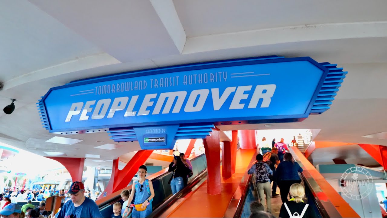 Magic Kingdom TTA PeopleMover Evening Ride POV in 4K | Walt Disney World Orlando Florida 2022